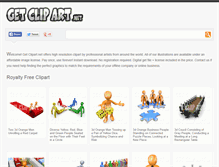 Tablet Screenshot of getclipart.net