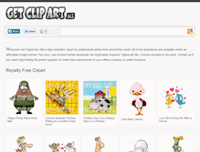 Tablet Screenshot of getclipart.biz